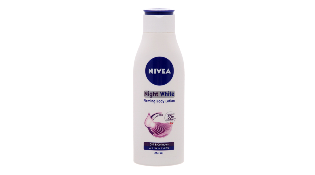 Sữa dưỡng thể Nivea Night White giúp săn da, dưỡng trắng