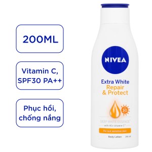 Sữa dưỡng thể Nivea giúp phục hồi và chống nắng SPF30 PA++ 200ml