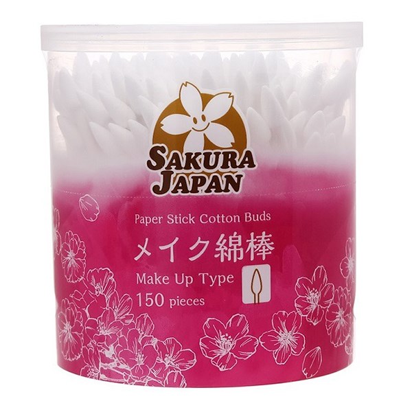Tăm bông thân giấy kháng khuẩn Sakura TB02 đầu nhỏ hũ 180 cây 17