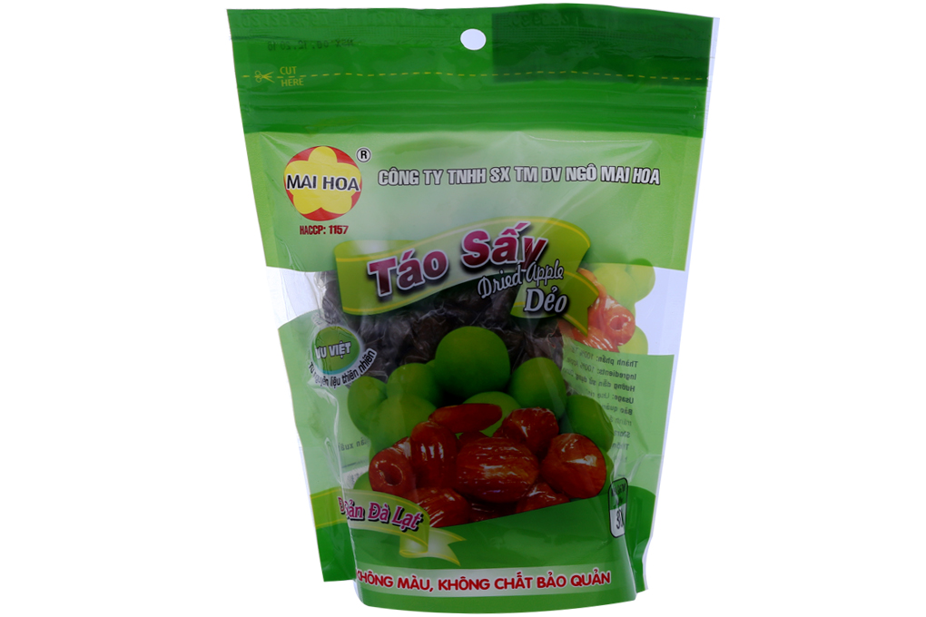 Táo sấy dẻo Mai Hoa gói 300g