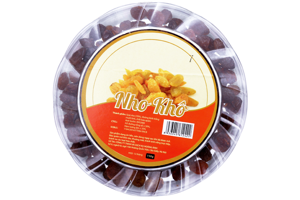 Nho khô Thành Long hộp 150g