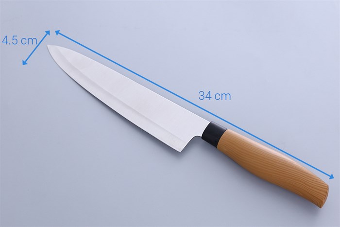 Dao thái inox DMX D002-DT3 Màu Inox