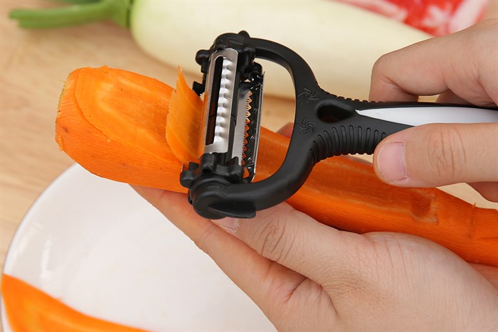 Dao gọt đa năng 3 lưỡi 15.5 cm Shika 0036