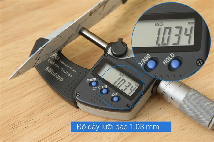 Dao gọt inox chống dính BHX LD-KS125UT Màu Xám