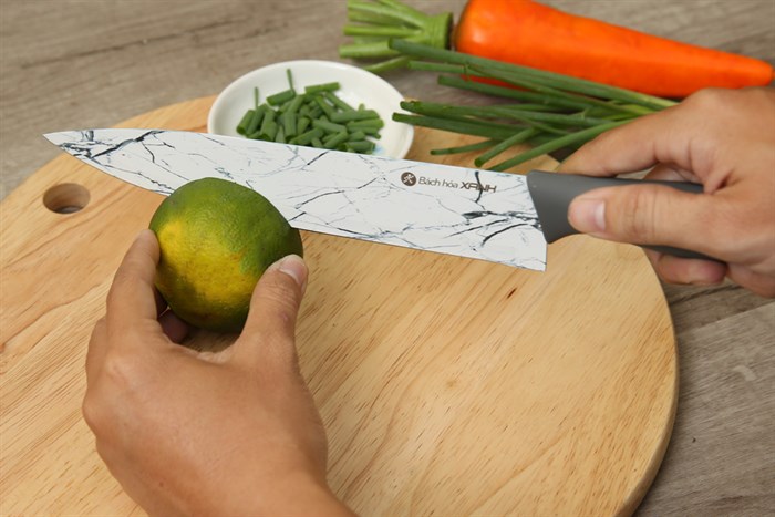 Dao thái inox BHX LD-KS125CF Màu Xám