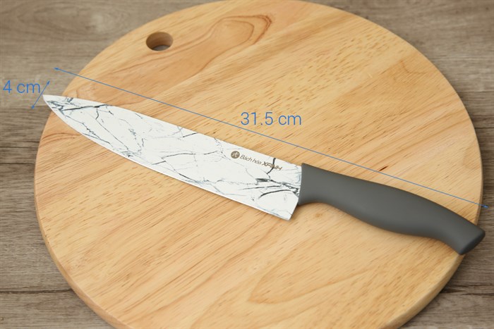 Dao thái inox BHX LD-KS125CF Màu Xám