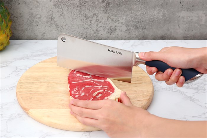 Bộ dao kéo inox Kalite KL-190 Màu Trắng - Xanh