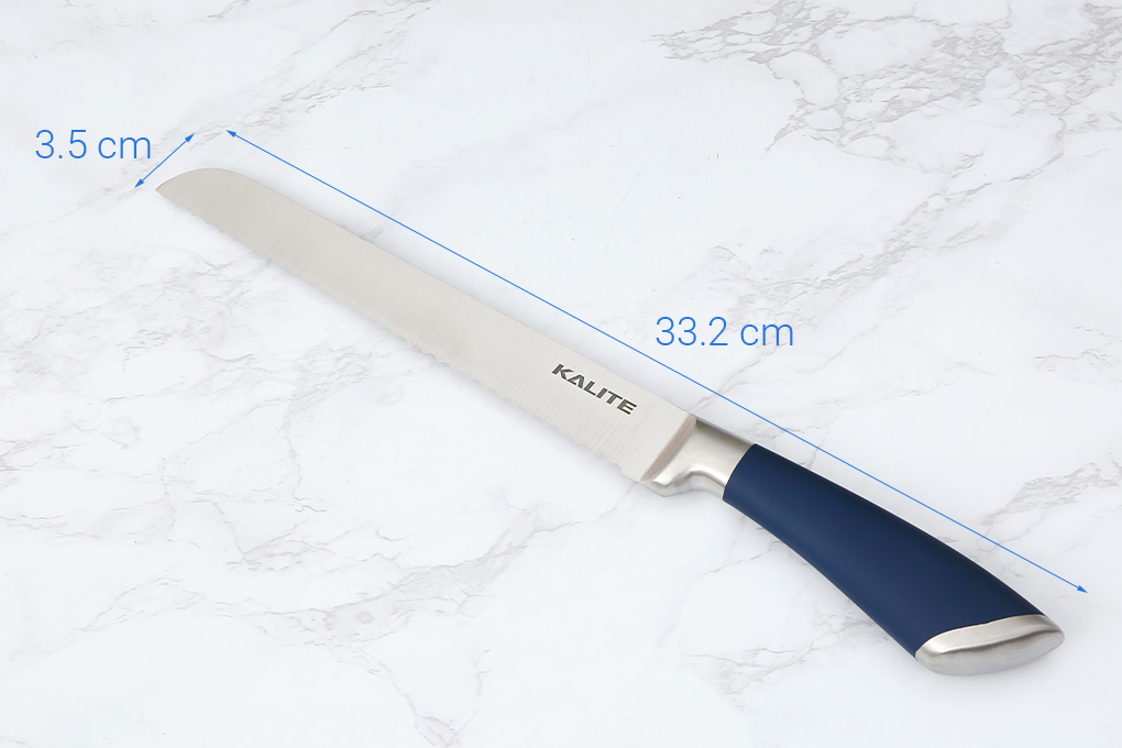 Bộ dao kéo inox Kalite KL-190 Màu Trắng - Xanh