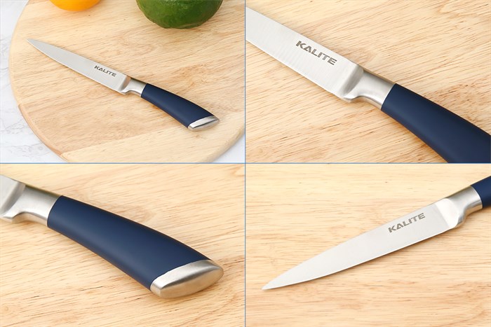 Bộ dao kéo inox Kalite KL-190 Màu Trắng - Xanh