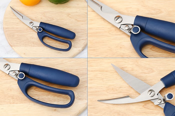 Bộ dao kéo inox Kalite KL-190 Màu Trắng - Xanh