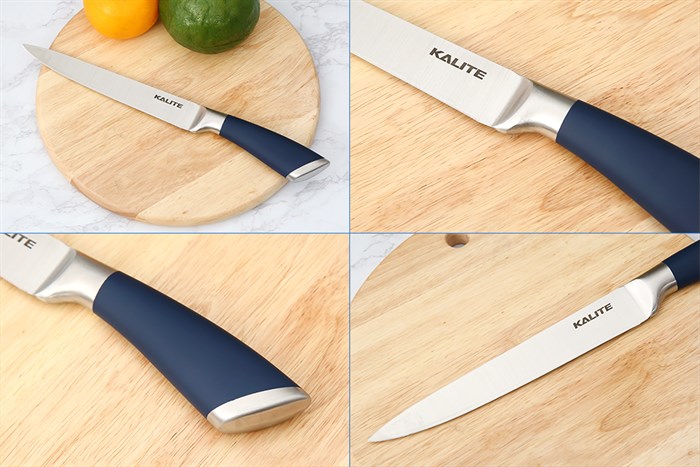 Bộ dao kéo inox Kalite KL-190 Màu Trắng - Xanh
