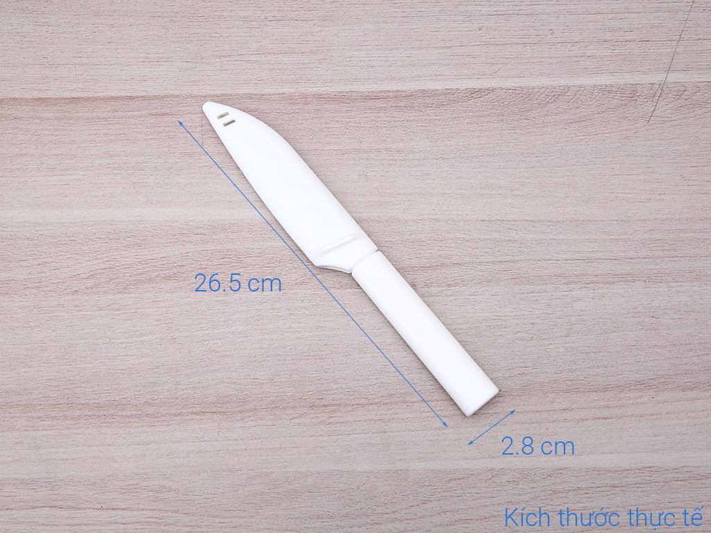 Dao gọt rau quả inox có nắp đậy Konbini (giao màu ngẫu nhiên) 26.5 cm