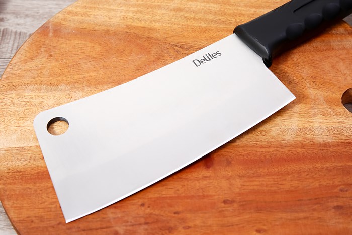 Dao chặt inox Delites P1934-P1 Màu Đen