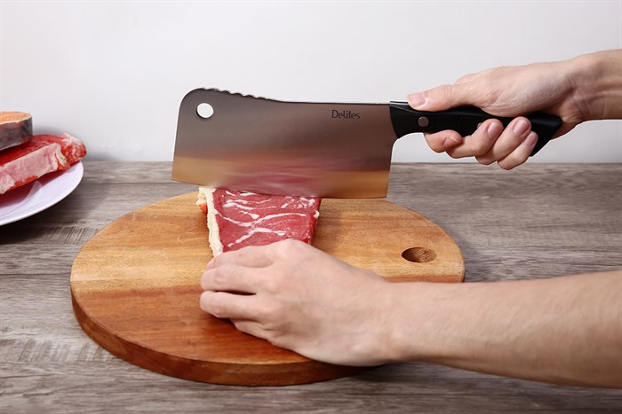 Dao chặt inox Delites P2021-P1 Màu Đen