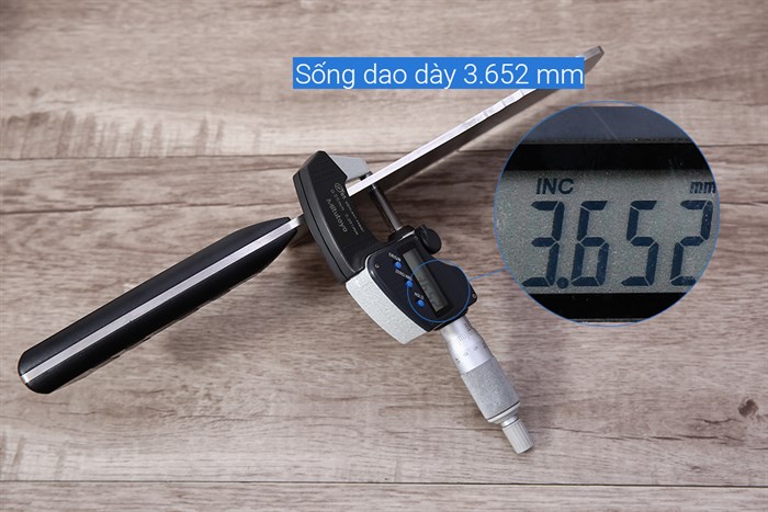 Dao chặt inox Delites P2021-P1 Màu Đen