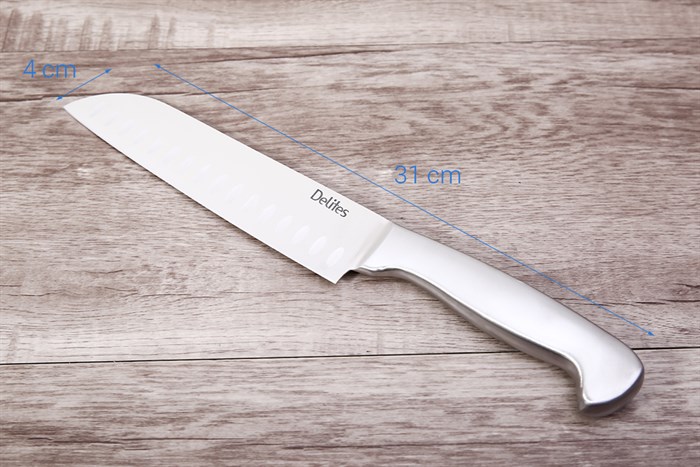Dao thái inox Delites B2109-Q Màu Trắng