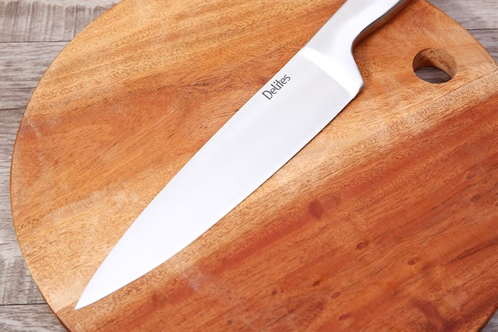 Dao thái inox Delites B2109-A Màu Trắng