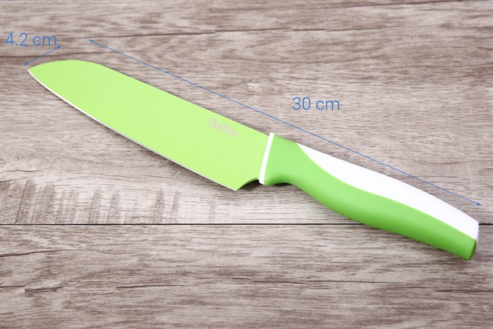 Dao thái inox Delites PT1103-Q Màu Xanh lá