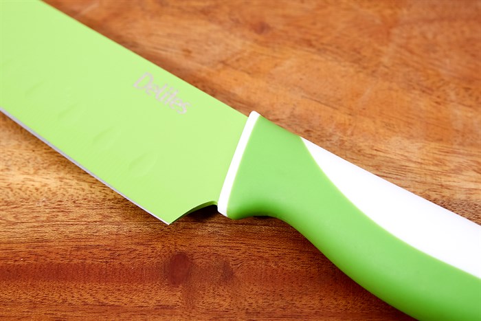 Dao thái inox Delites PT1103-Q Màu Xanh lá