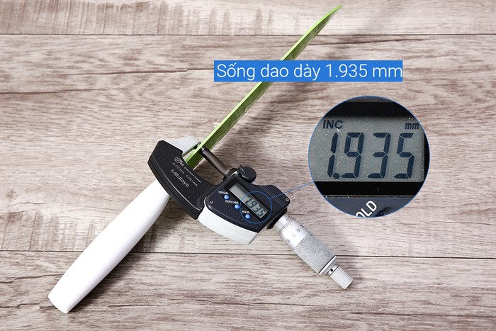 Dao thái inox Delites PT1103-Q Màu Xanh lá