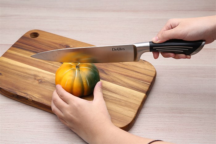 Dao thái inox Delites LK-2103 Màu Đen