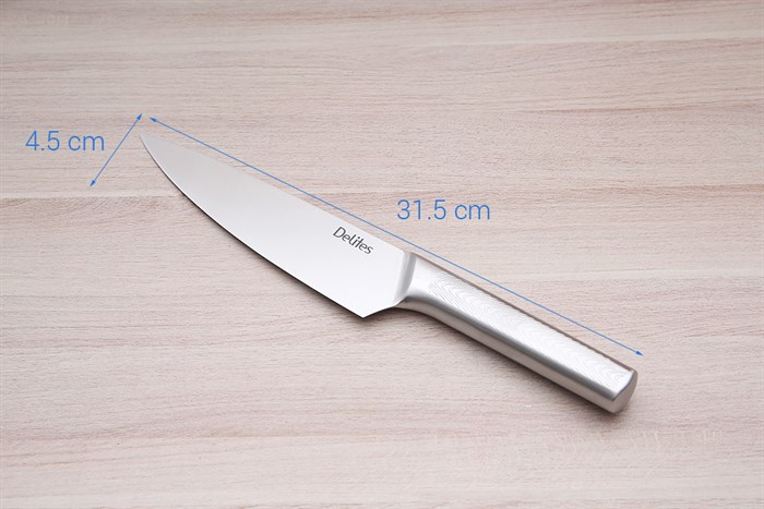 Dao thái inox Delites LK-2104 Màu Trắng