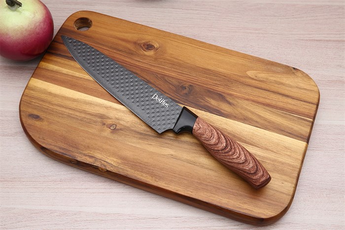 Dao thái inox Delites LK-2105 Màu Nâu