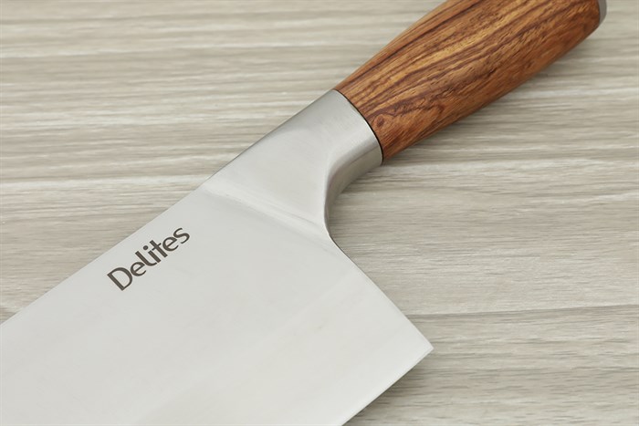 Dao chặt inox Delites CW KF19 Màu Nâu
