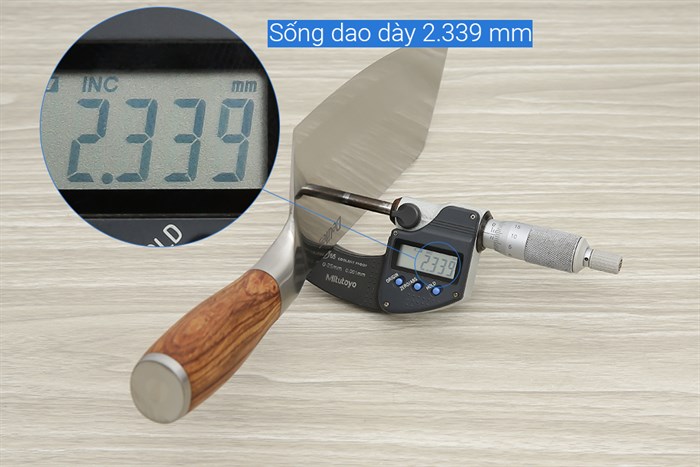 Dao chặt inox Delites CW KF19 Màu Nâu