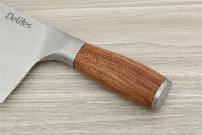 Dao chặt inox Delites CW KF20 Màu Nâu