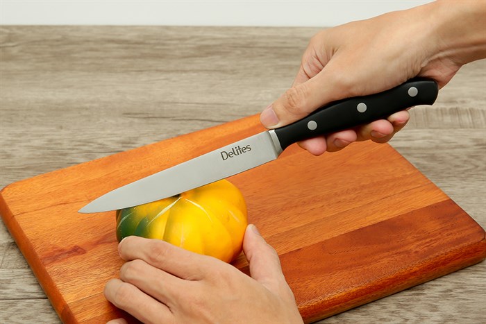 Dao gọt inox Delites LK-2207A Màu Đen