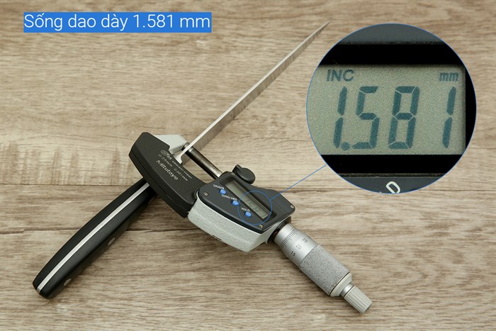 Dao gọt inox Delites LK-2207A Màu Đen