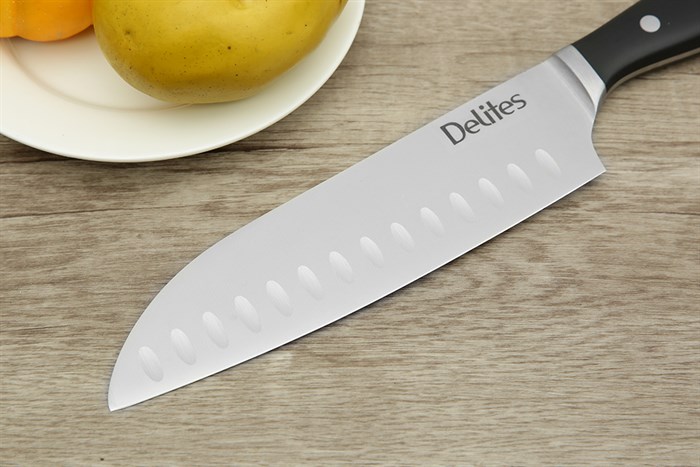 Dao thái inox Delites LK-2207B Màu Đen