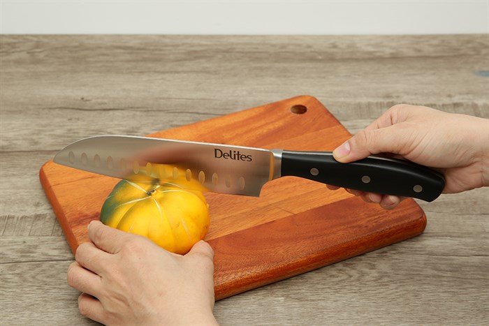 Dao thái inox Delites LK-2207B Màu Đen