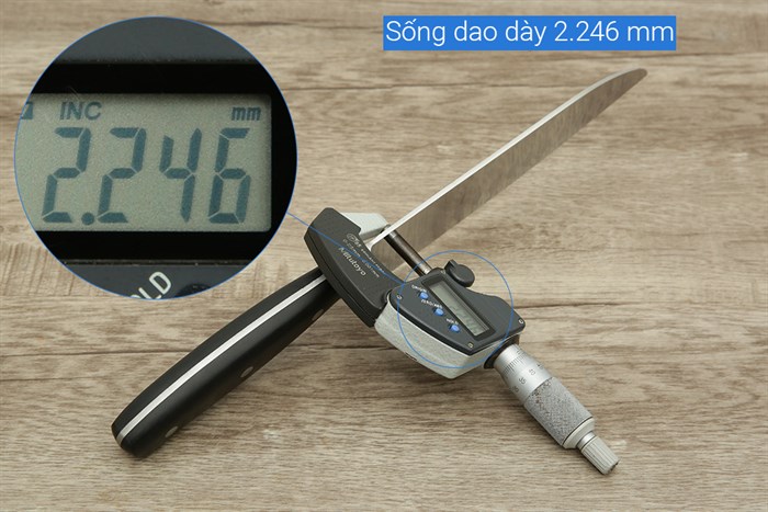 Dao thái inox Delites LK-2207B Màu Đen