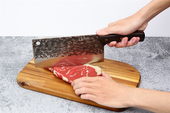 Dao chặt inox Delites CW-KF22 Màu Nâu