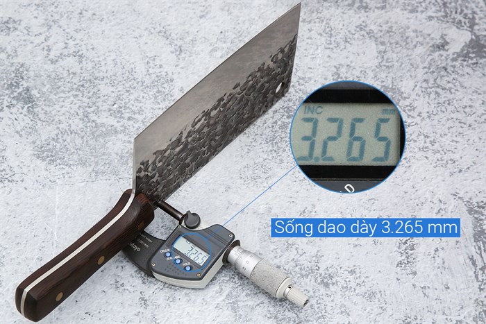 Dao chặt inox Delites CW-KF22 Màu Nâu