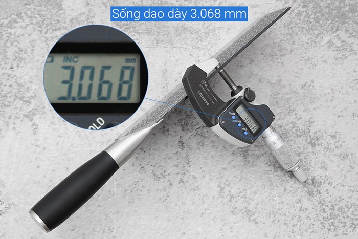 Dao chặt inox Delites CW-KF23 Màu Đen