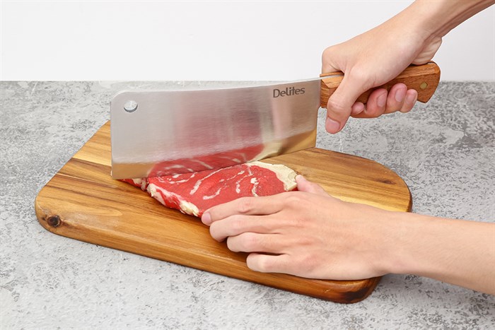 Dao chặt inox Delites CW-KF24 Màu Nâu