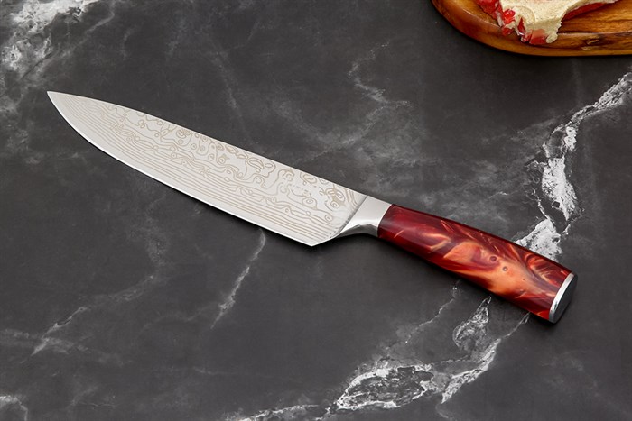 Dao thái inox Delites CW-KF81 Màu Nâu