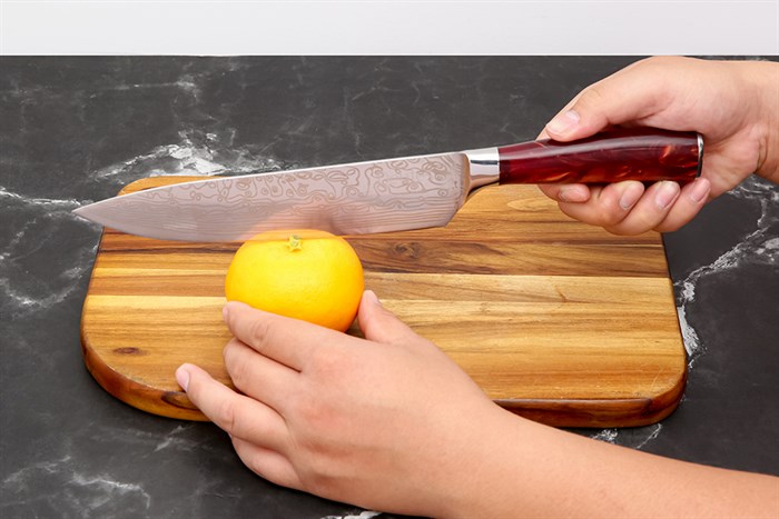 Dao thái inox Delites CW-KF81 Màu Nâu