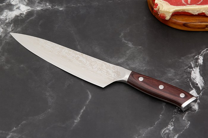 Dao thái inox Delites CW-KF83 Màu Nâu