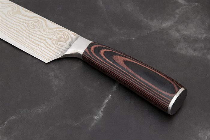 Dao thái inox Delites CW-KF85 Màu Nâu