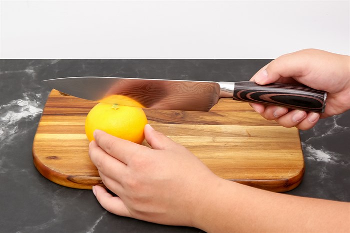 Dao thái inox Delites CW-KF85 Màu Nâu