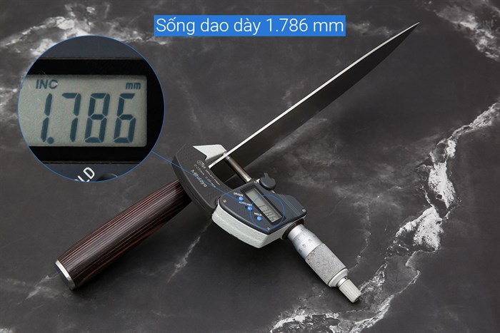 Dao thái inox Delites CW-KF85 Màu Nâu