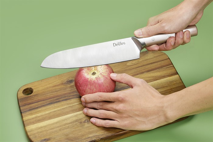 Dao thái inox Delites LK 2306 Màu Hồng