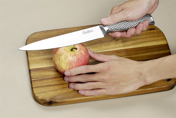 Dao thái inox Delites LK 2308 Màu Bạc