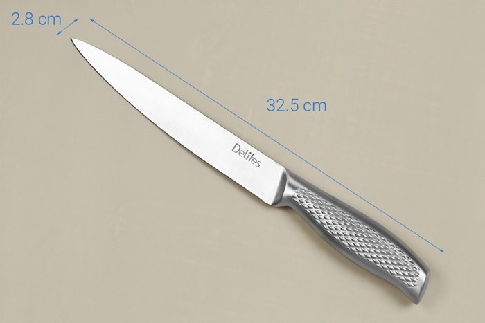 Dao thái inox Delites LK 2308 Màu Bạc