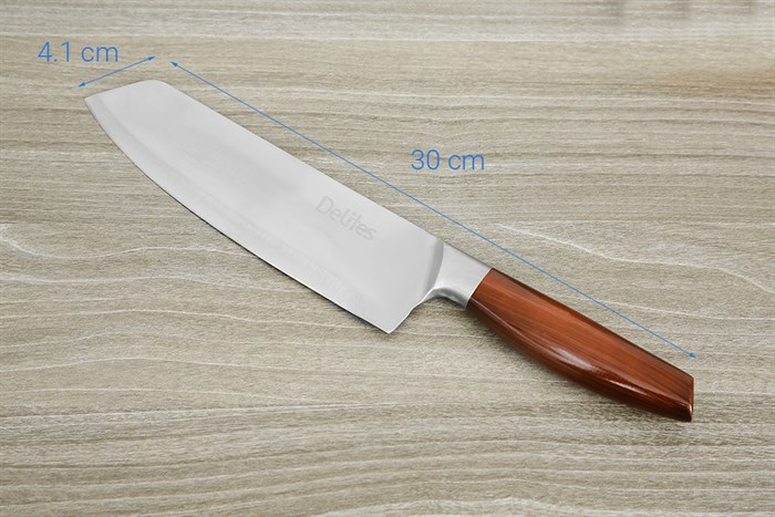 Dao thái inox Delites CW-H031 Màu Nâu