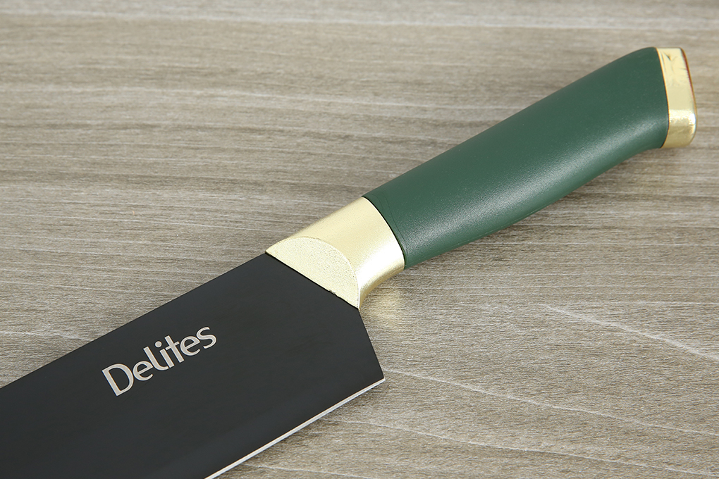 Dao thái inox Delites CW-H032 Màu Xanh